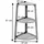MCW Eckregal 80 x 37 x 37 cm Naturbraun