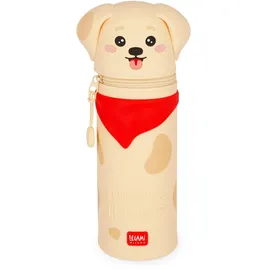 Legami 2-in-1 Federmäppchen aus Silikon - Kawaii - Hund