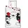 Disney Mickey & Minnie Mouse Baumwolle 140 x 200 cm + 65 x 65 cm