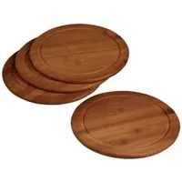 KESPER Vesperteller mit Saftrille, Bambus, 59442-15 = 1 Set