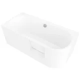 Polysan s.r.o. Badewanne PORTAS Links Badewanne mit Tür, 160x75x60cm, Weiß, (1-tlg) weiß