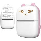 Cofi 1453 - Mini-katzen-thermodrucker (7 Rollen Im Lieferumfang Enthalten) Print-app Drucker Pink
