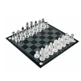 ARTI CASA Schachbrett - 33-teiliges Set - 25x25 cm - 900 GR - Glas