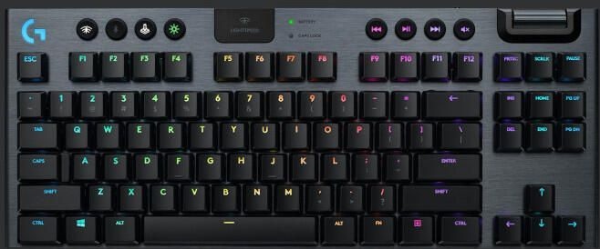 Logitech G915 TKL kabellose mechanische Lightspeed RGB Gaming Tastatur