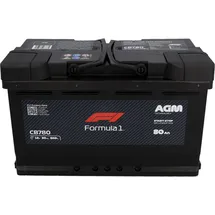 Formula 1 Formula1 Starterbatterie AGM CB780 80Ah 760A Maße: 315x175x190mm