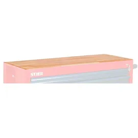 Stier Holz-Arbeitsplatte zu STIER Werkstattwagen XXL