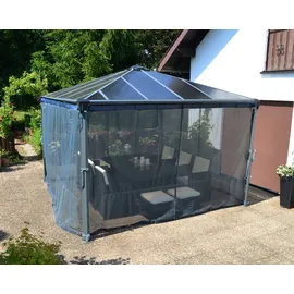 CANOPIA Pavillonseitenteil 1 Stück 4,36 x 2,14 m Grau