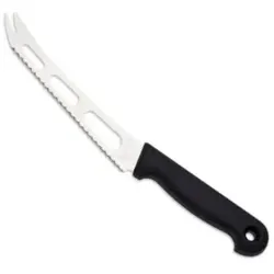 Giesser Weichkäsemesser aus einfachem Bandstahl, Zum Schneiden und Portionieren von Brie- und Weichkäsearten aller Art, 1 Stück, Klingenlänge: 15 cm