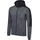 hummel hmlTROPPER Freizeit Kapuzenjacke Herren black iris melange S