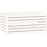 vidaXL Gartenbox Weiß 101x50,5x46,5 cm Massivholz Kiefer