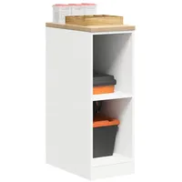 VidaXL Garagen-Aufbewahrungsschrank Weiß 30x51x85 cm Massivholz Kiefer vidaXL430067