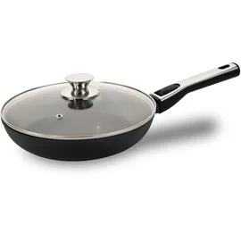 Genius Cerafit 24695 Bratpfanne 24 cm mit Glasdeckel