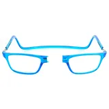 NEW VISION Lesebrille mit Magnetverschluss, Lesebrillen, Bequem Magnetverschluss Vorne, Reading Glasses NV2904, Lesebrille 1,0 (Blau, 1.0)