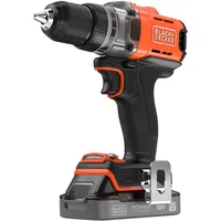 Black & Decker Bohrmaschine + Akkuschrauber, Black&Decker Akku-Bohrschrauber 18V