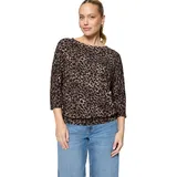 Zero Leo-Shirt Beige/Schwarz 44