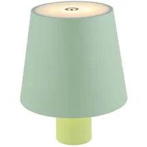 GLOBO Tischlampe Flaschenleuchte Kunststoff, Metall 10,6 x 13 cm 3W 130lm warmweiß grün