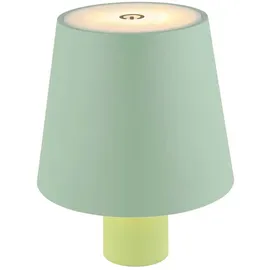 GLOBO Tischlampe Flaschenleuchte Kunststoff, Metall 10,6 x 13 cm 3W 130lm warmweiß grün