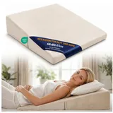 Amazinggirl Keilkissen Bett und Sofa Rückenkissen Kopfteil - Schaumstoff mit Bezug Kissen 68x80 cm