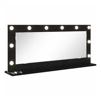 VidaXL Kosmetikspiegel mit Spiegel Schwarze Eiche 100 x 45