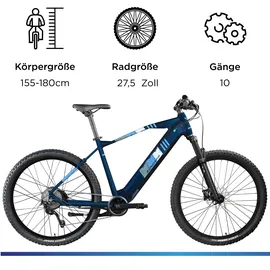 Zündapp Z808 27,5 Zoll RH 50 cm dunkelblau