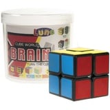 Luna Zauberwürfel Brain Mini Cube Würfel 2x2 Drehwürfel in Box Geduldspiel +7J