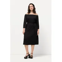 Ulla Popken Kleid Midikleid Schwarz 46/48