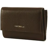 Coccinelle Metallic Soft Portemonnaie braun