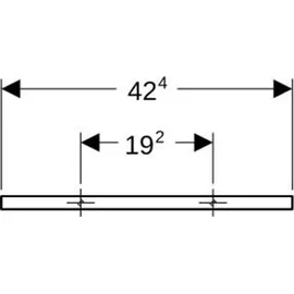 Geberit iCon Handtuchhalter für Badezimmermöbel Schwarz 502.328.14.1