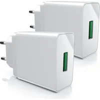 Aplic 2x USB-Ladegerät (3000 mA, 2-tlg., Quick Charge 3.0