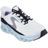 Herren Hands-Free Slip-ins Glide-Step Altus Sneaker, Weißes Hotmelt-Mesh mit blauem Rand, 44 EU