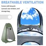 Das Tragbare Pop-up-sichtschutzzelt Eignet Sich Für Außendusche, Ankleidezimmer, Sonnenschirm Und Campingtoilette (grün).