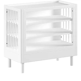58 aufm Kessel WICKELREGAL Keeley Buche Weiß Holz Babyregal Komfort Stabil Modern