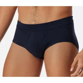 SCHIESSER Slip Essentials Feinripp Sportslip Cotton Blau