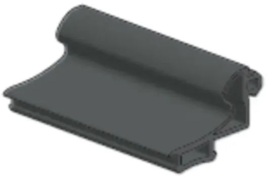 Längle Dichtung AL-EPDM-B, Glasstärke 8,10,und 12 mm, Kunststoff grau
