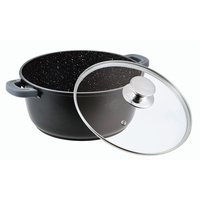 4big.fun Kochtopf 6 L Suppentopf Aluminiumguss Antihaft Milchtopf Induktion