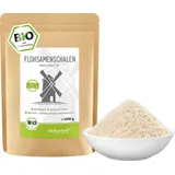 Flohsamenschalen ganz 1000 g I 99% Reinheit I indische Flohsamen Schalen low carb I Rohkostqualität von bioKontor