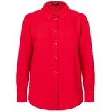 More & More Longbluse in soft red | Gr.: 38