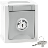 HHG Panasonic Steckdose abschließbar Nr.2 FR-AP IP54 90591042-DE