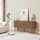 [en.casa] Sideboard Mapia 166 x 70 x 40 cm Walnussoptik / Braun