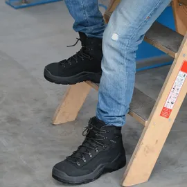 Lowa Sicherheitsstiefel Renegade Work GTX Mid Gr.43 schwarz/schwarz Leder/Text.