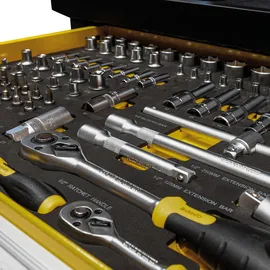 BAMATO Premium Werkstattwagen WORK-550 mit 348-tlg CrV Werkzeugset