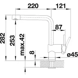 Blanco Linus anthrazit 516698