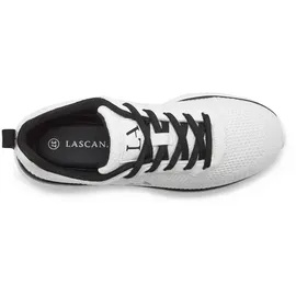 LASCANA Sneaker Damen weiß /schwarz Gr.43
