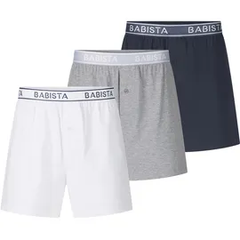 Babista Boxershorts CORRASULI weiß M 3er Pack