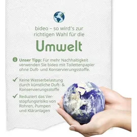 BIDEO bideo® (Toilettenpapierhalter, mit Befeuchtungsfunktion