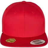 Flexfit Organic Cotton Snapback Cap, red,