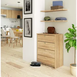 abamihome AKORD RUBIN 66 x 85 x 36 cm geschlossen / sonoma-eiche