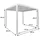 MCW Pavillon 3,02 x 3,02 m Weiß/Grau