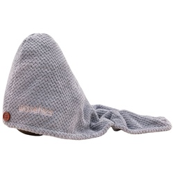 waschies Haar-Turban Grau Set 1 St grau