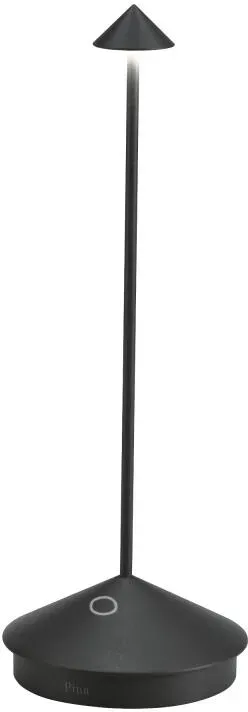 Zafferano Akku-Tischleuchte Pina Pro Schwarz